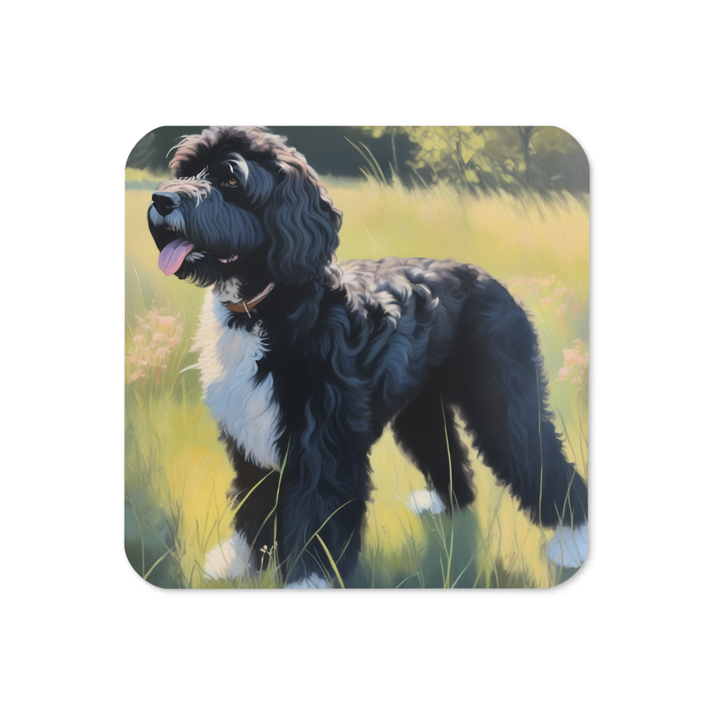PugMug Custom Portuguese Water Dog Coaster