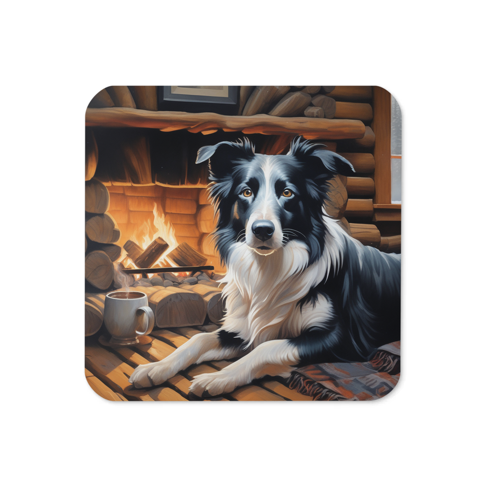 PugMug Custom Border Collie Coaster
