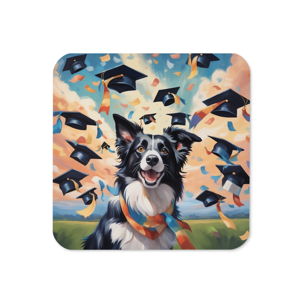 PugMug Custom Border Collie Coaster