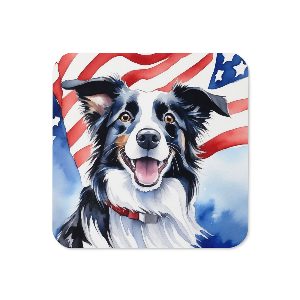 PugMug Custom Border Collie Coaster