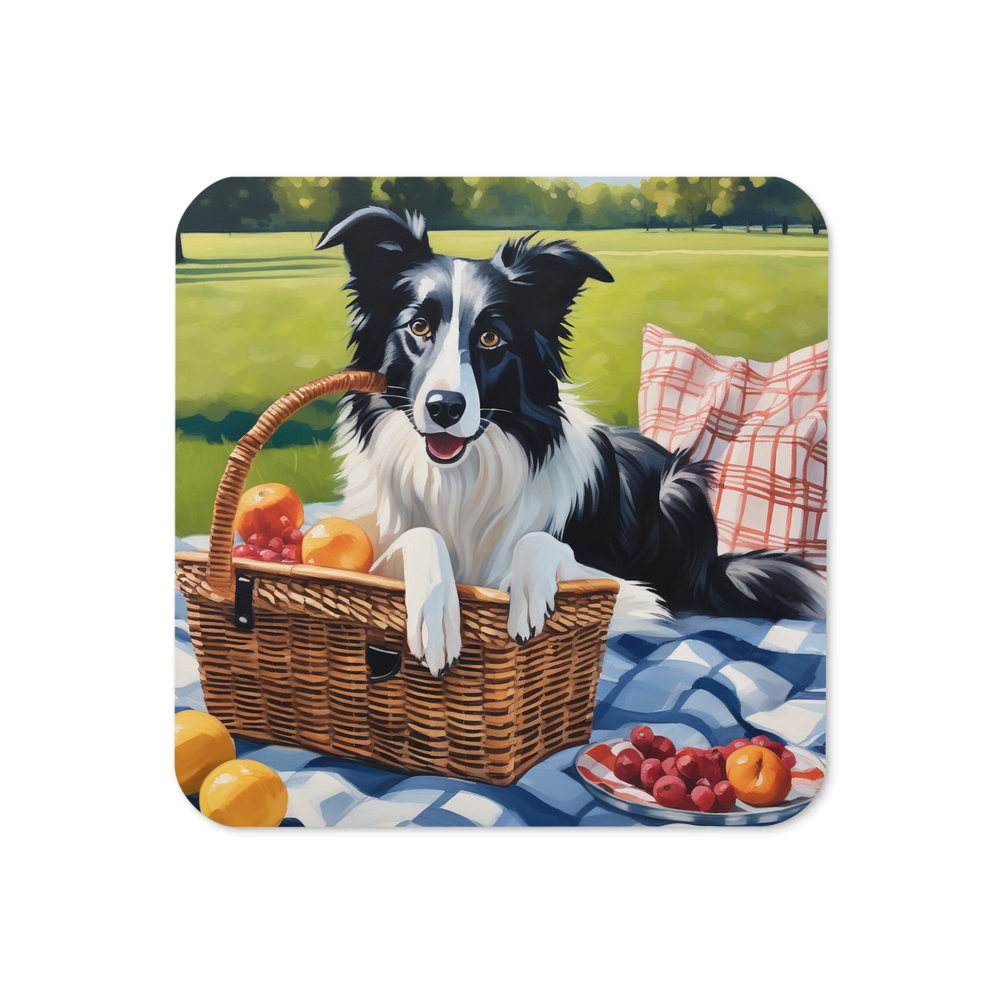 PugMug Custom Border Collie Coaster