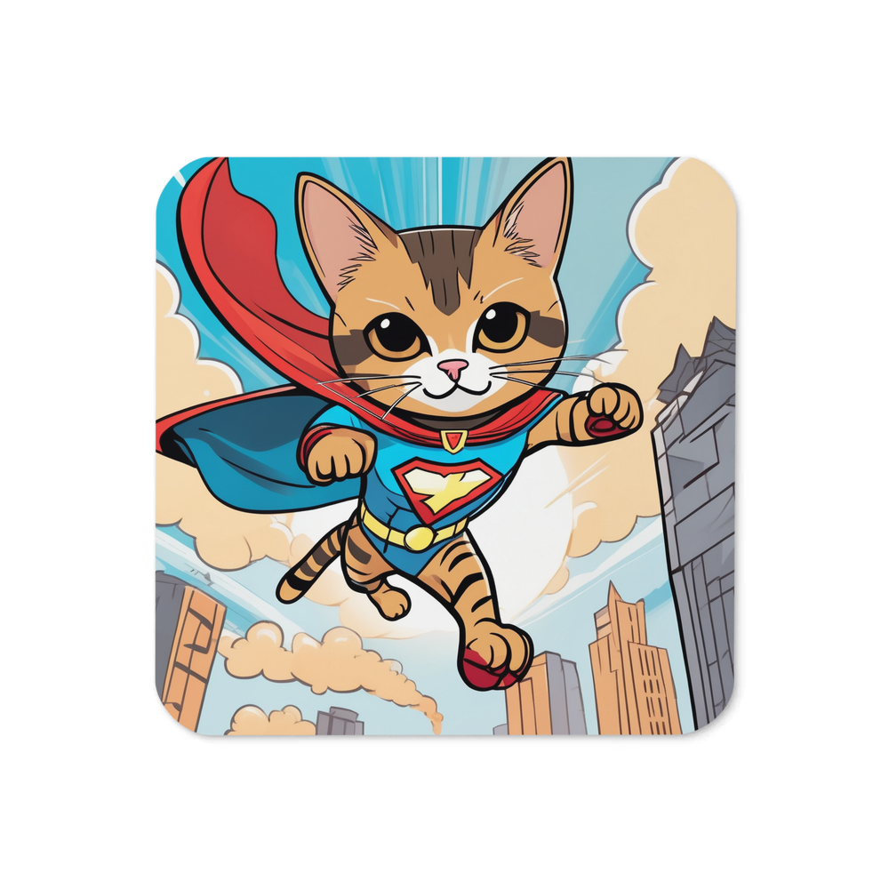 PugMug Custom Tabby Exotic Cat Coaster