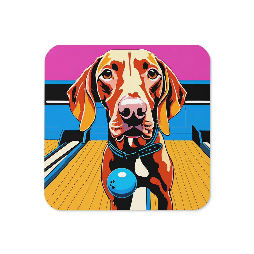 PugMug Custom Vizsla Coaster