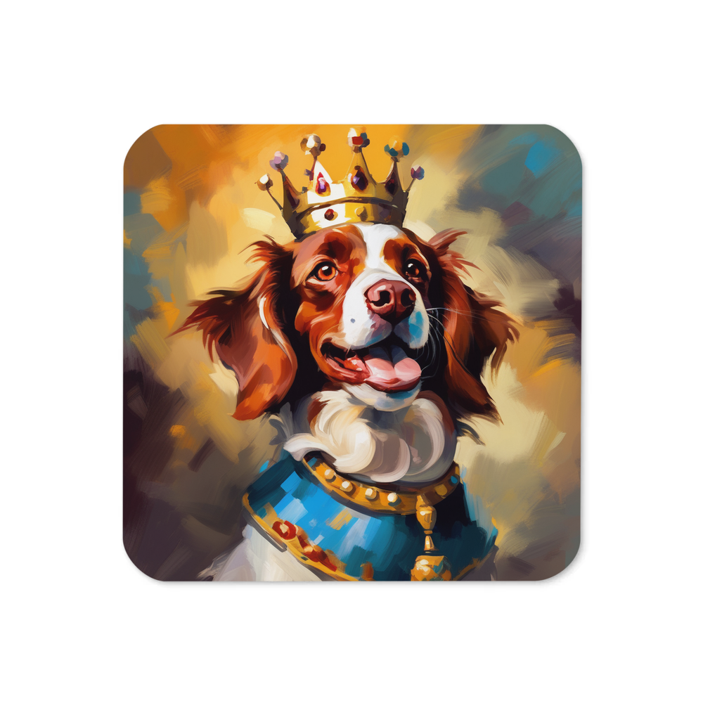 PugMug Custom Brittany Dog Coaster