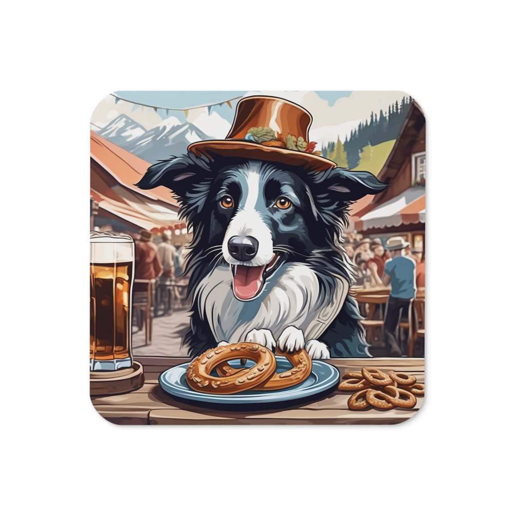 PugMug Custom Border Collie Coaster