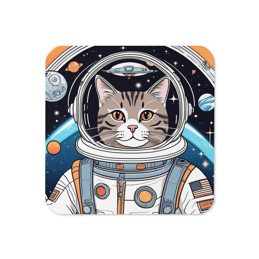 PugMug Custom Tabby Companion Cat Coaster