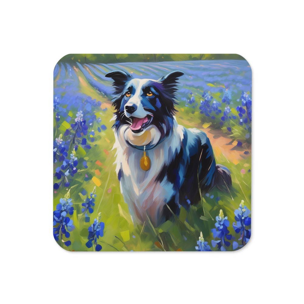PugMug Custom Border Collie Coaster