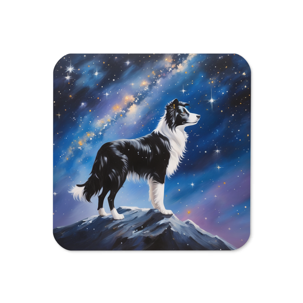 PugMug Custom Border Collie Coaster