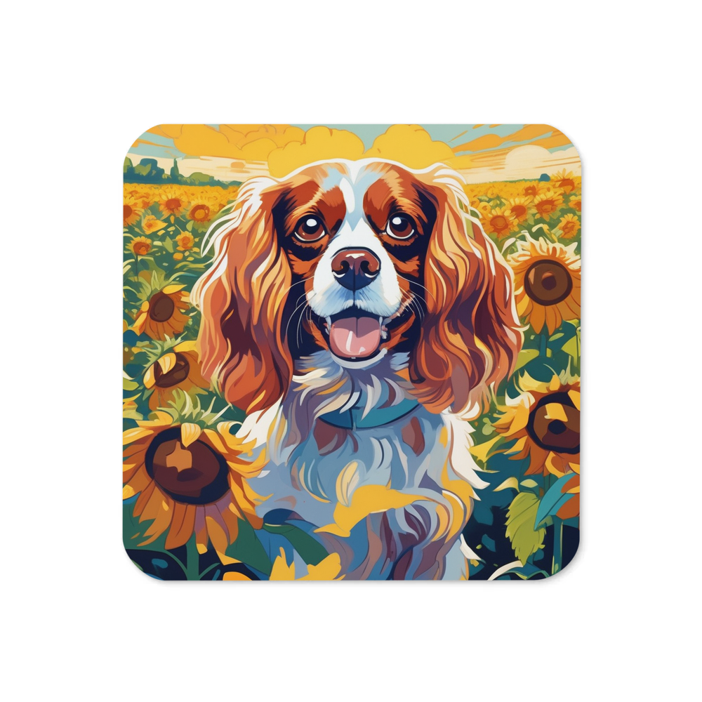 PugMug Custom Cavalier King Charles Spaniel Coaster