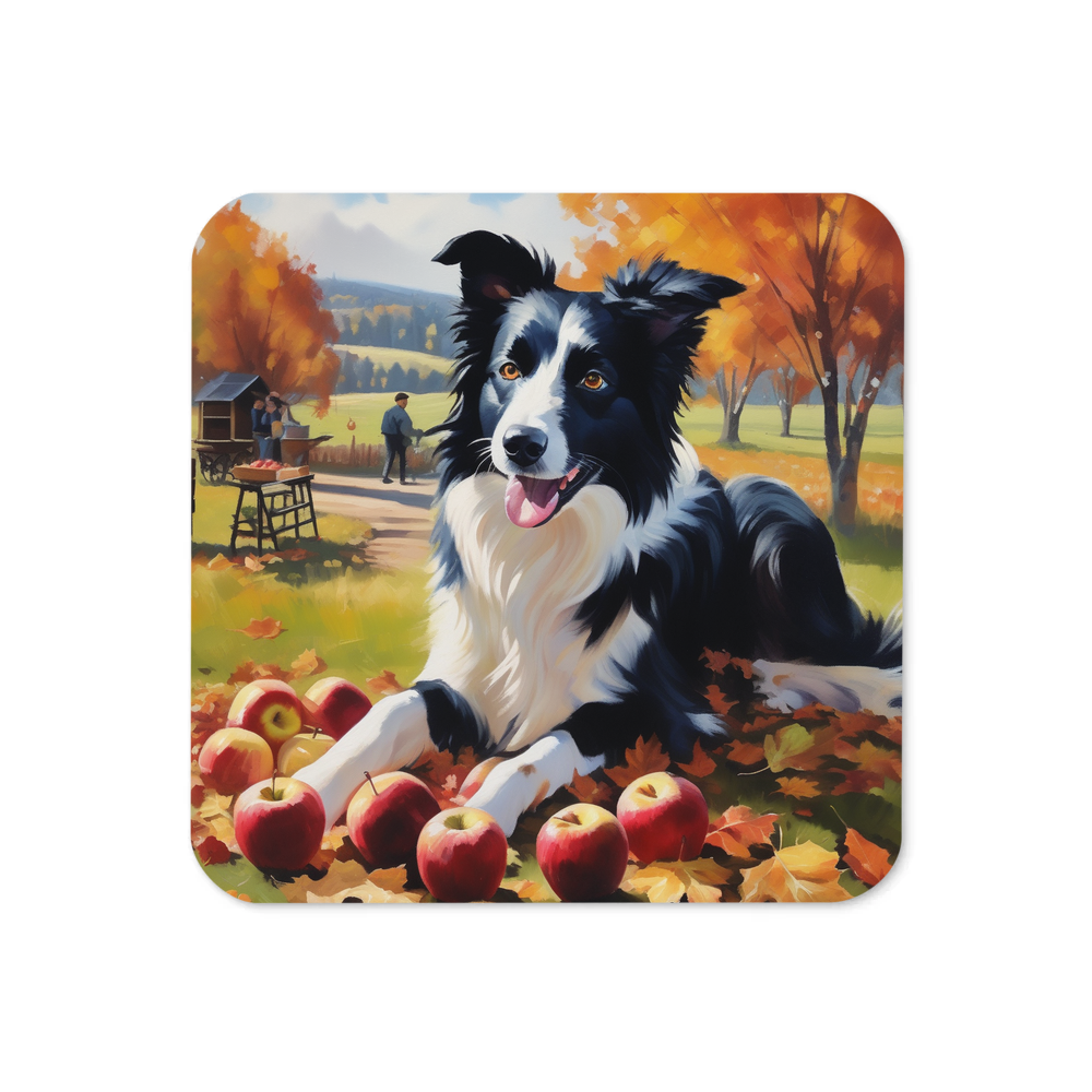 PugMug Custom Border Collie Coaster