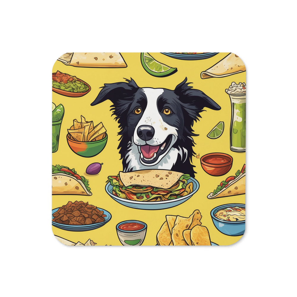 PugMug Custom Border Collie Coaster
