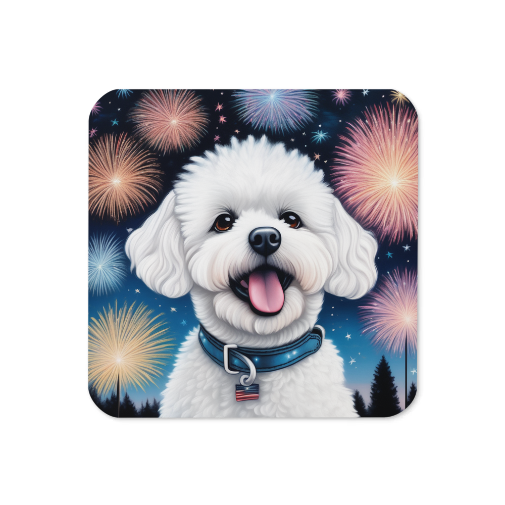 PugMug Custom Bichons Frise Coaster