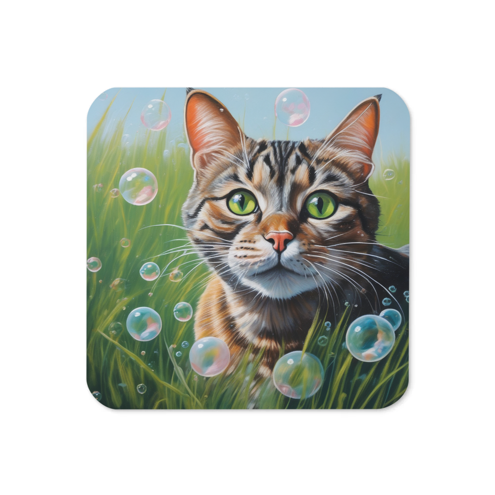 PugMug Custom Tabby Companion Cat Coaster