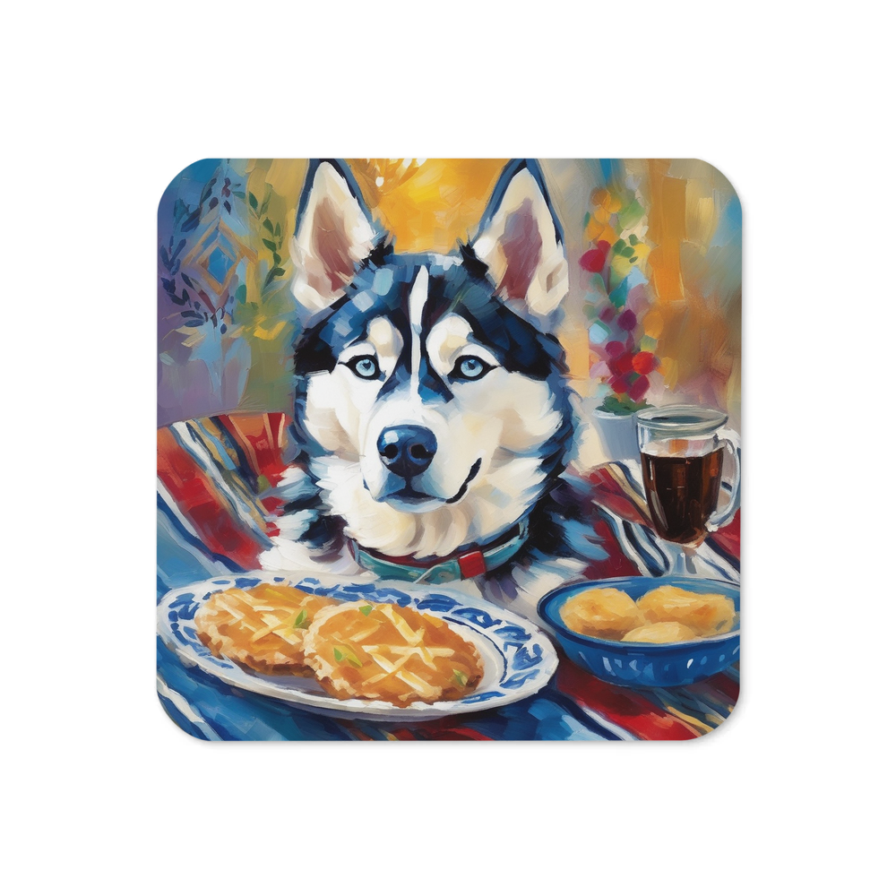 PugMug Custom Siberian Husky Coaster