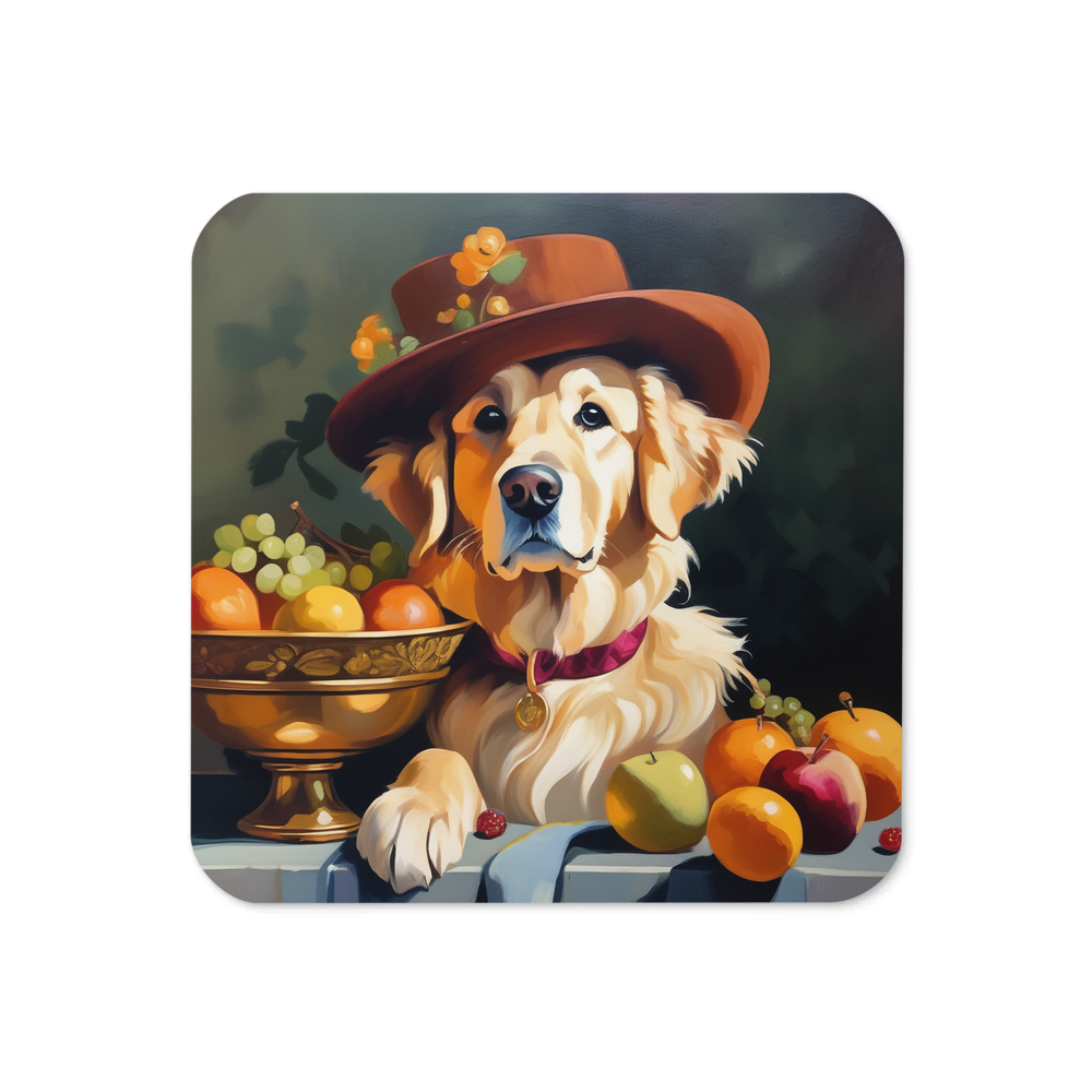 PugMug Custom Golden Retriever Coaster