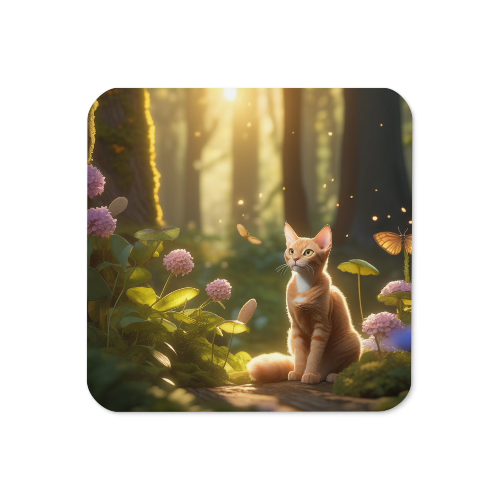 PugMug Custom Tabby Devon Rex Cat Coaster