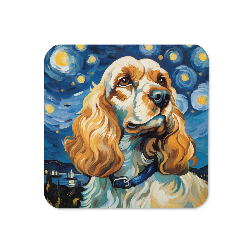 PugMug Custom Cocker Spaniel Coaster