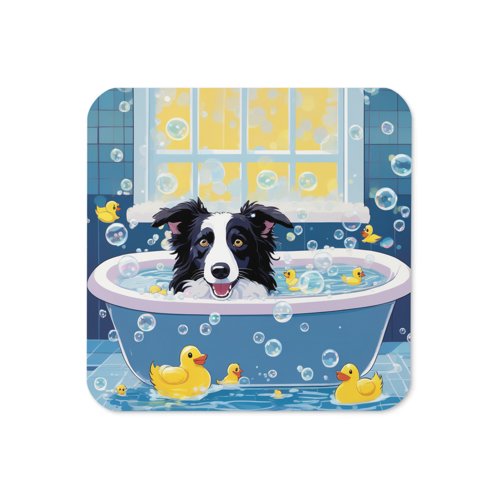 PugMug Custom Border Collie Coaster