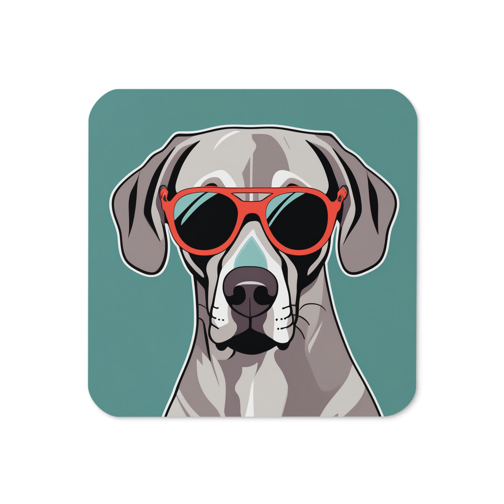 PugMug Custom Weimaraner Coaster