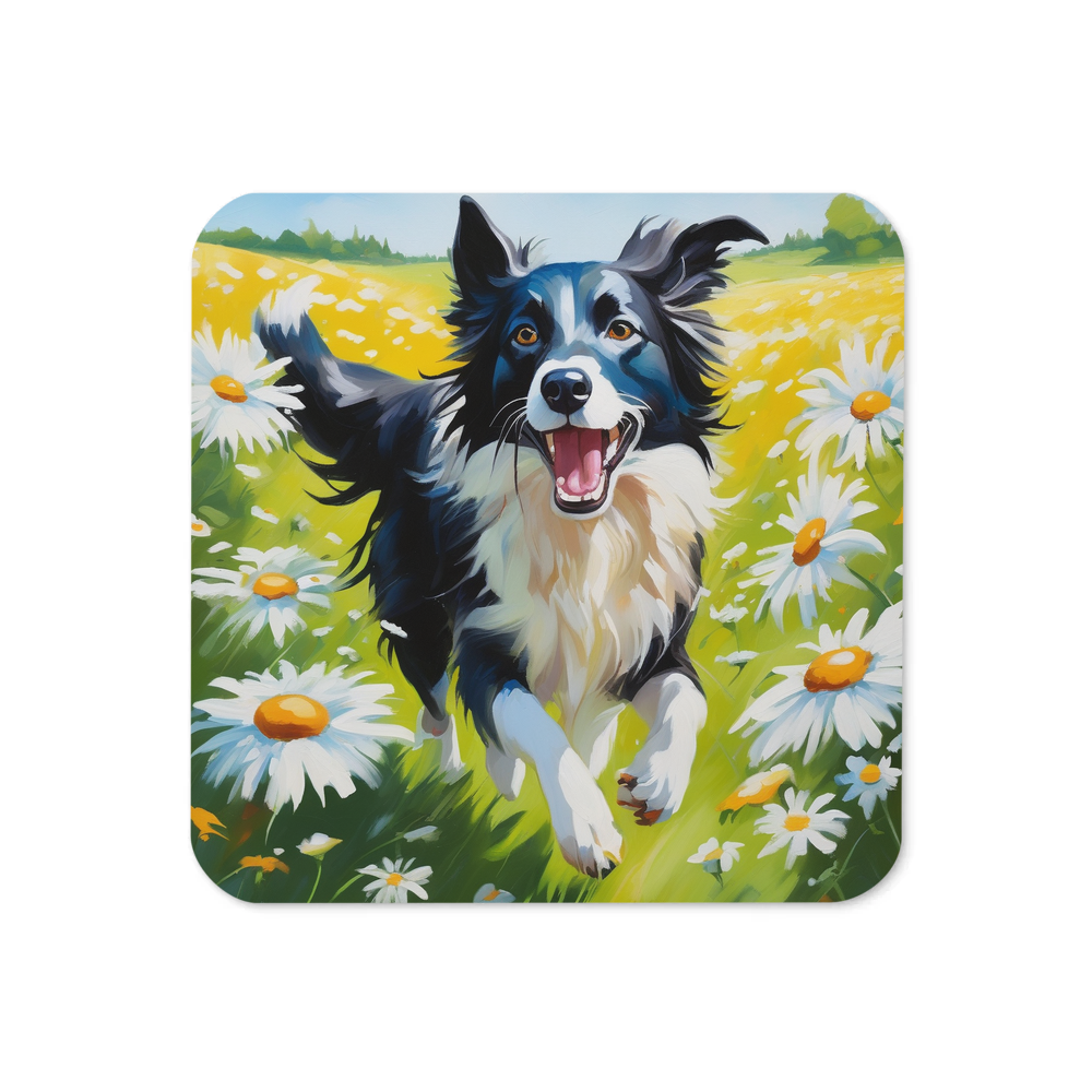 PugMug Custom Border Collie Coaster
