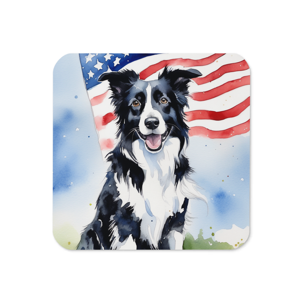 PugMug Custom Border Collie Coaster