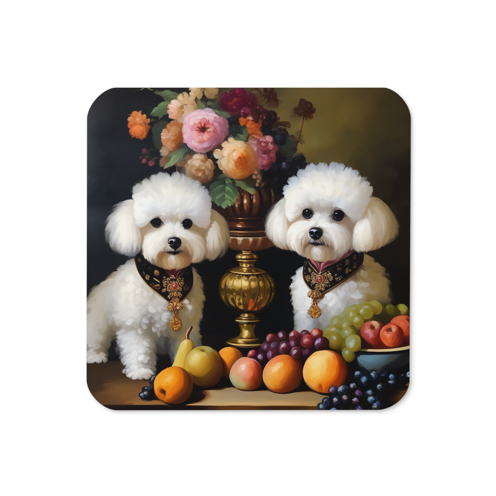 PugMug Custom Bichons Frise Coaster