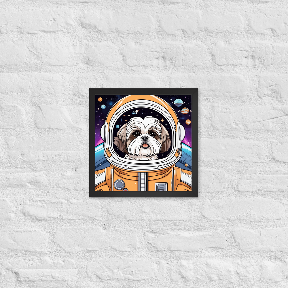 PugMug Custom Shih Tzu Framed Print