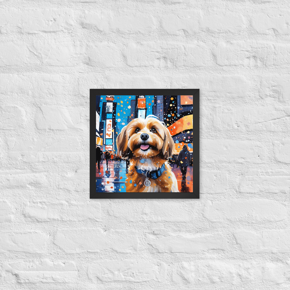 PugMug Custom Tan Havanese Dog Framed Print