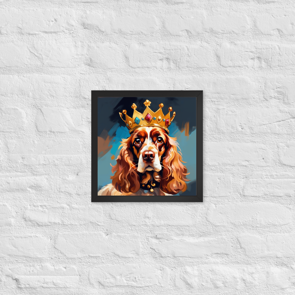 PugMug Custom Cocker Spaniel Framed Print