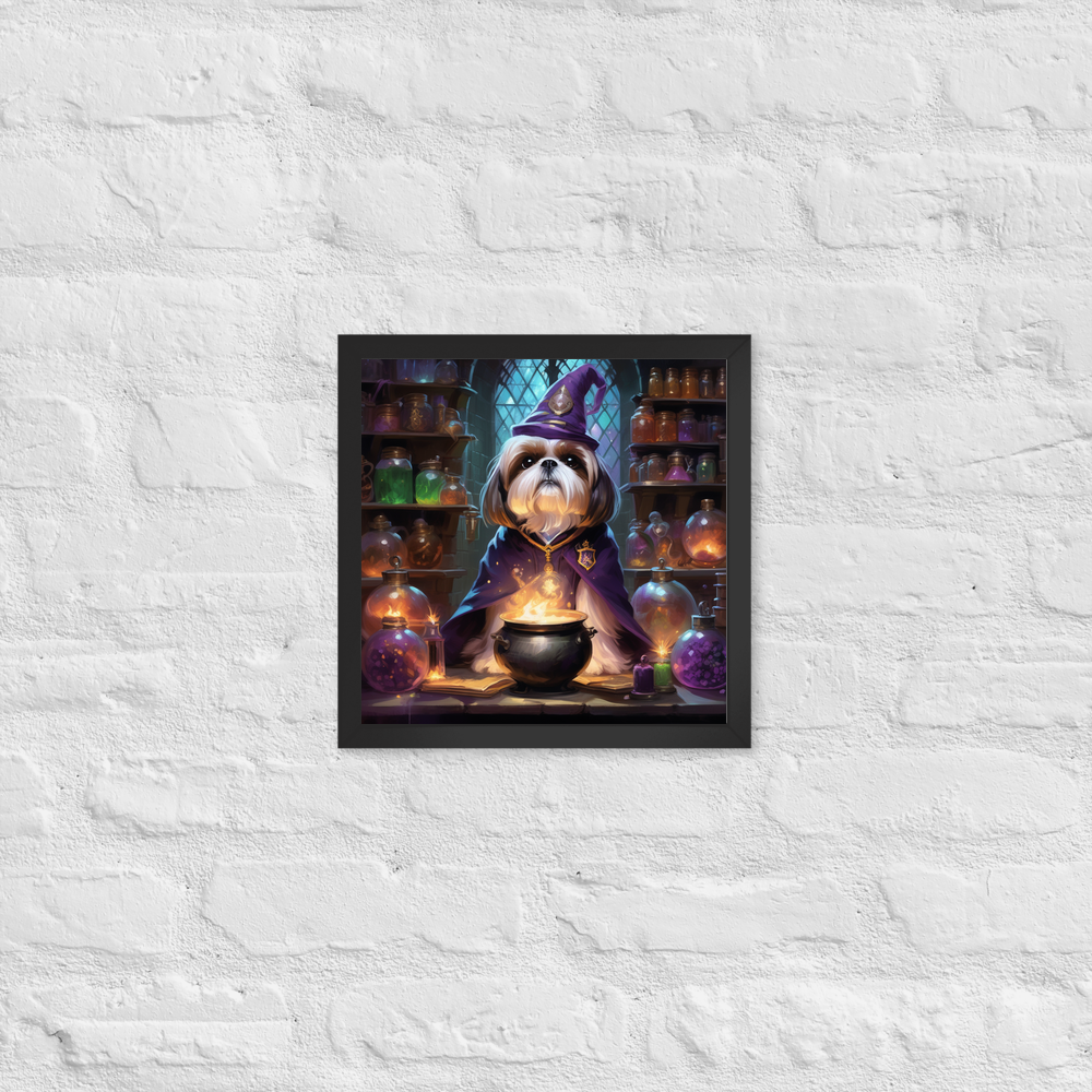 PugMug Custom Shih Tzu Framed Print