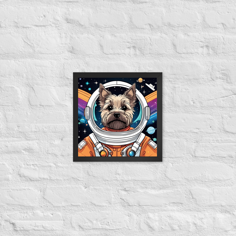 PugMug Custom Cairn Terrier Framed Print