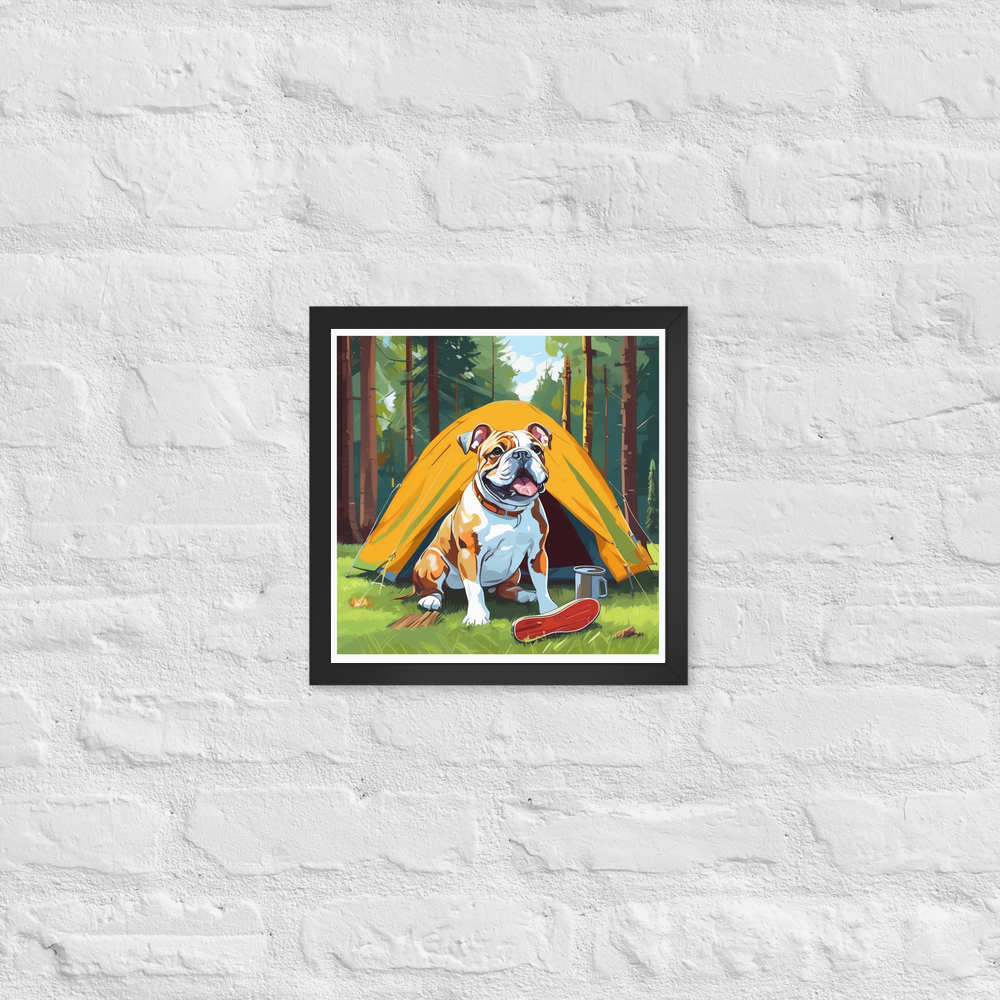 PugMug Custom Bulldog Framed Print