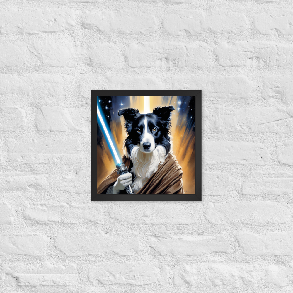PugMug Custom Border Collie Framed Print