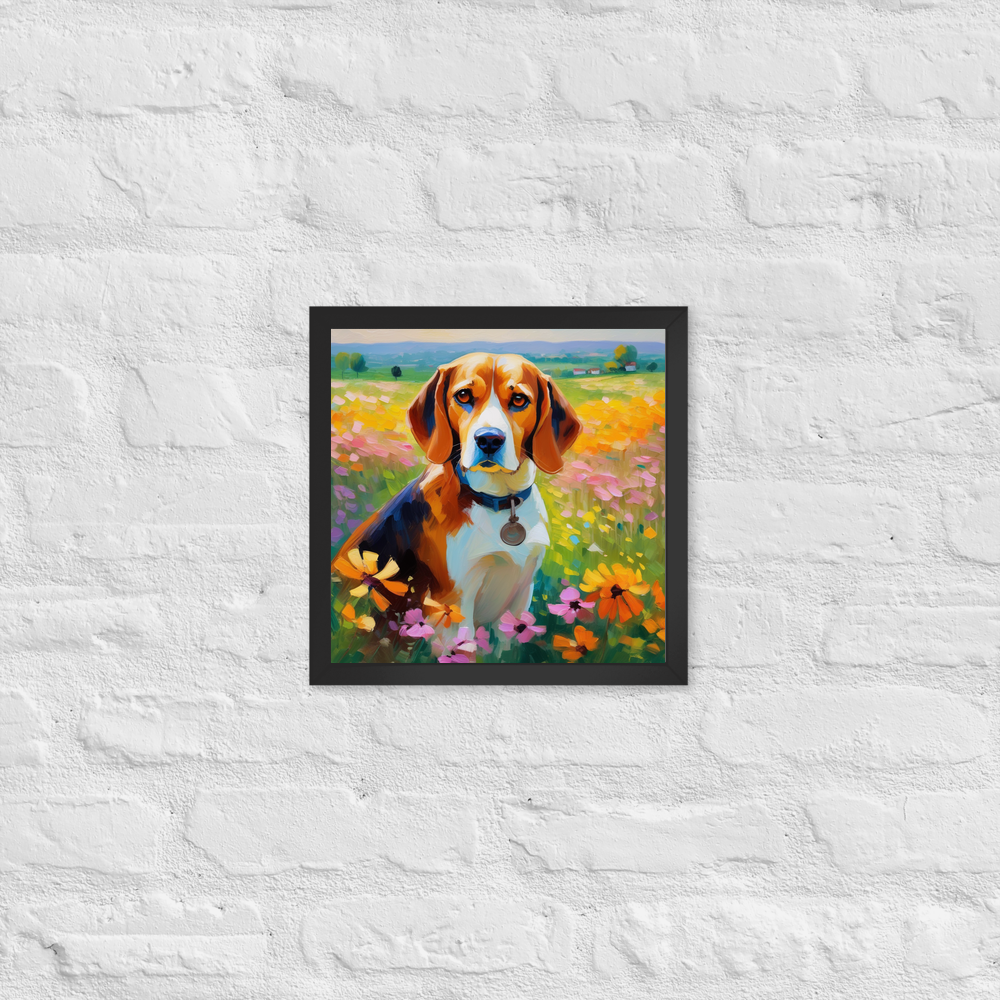 PugMug Custom Beagle Framed Print
