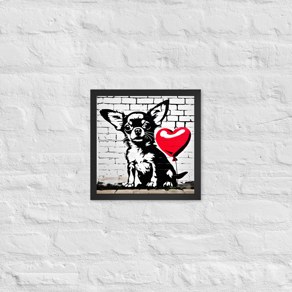 PugMug Custom Pet Framed Print