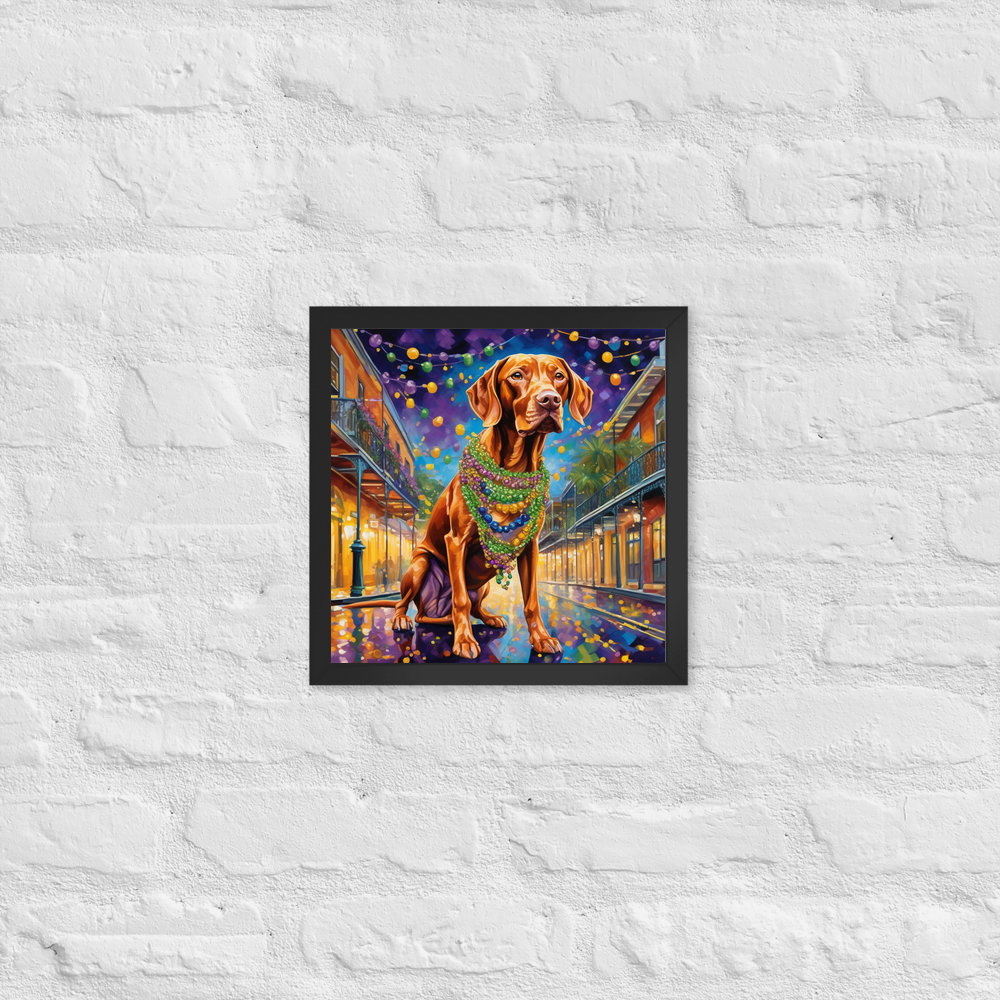 PugMug Custom Vizsla Framed Print