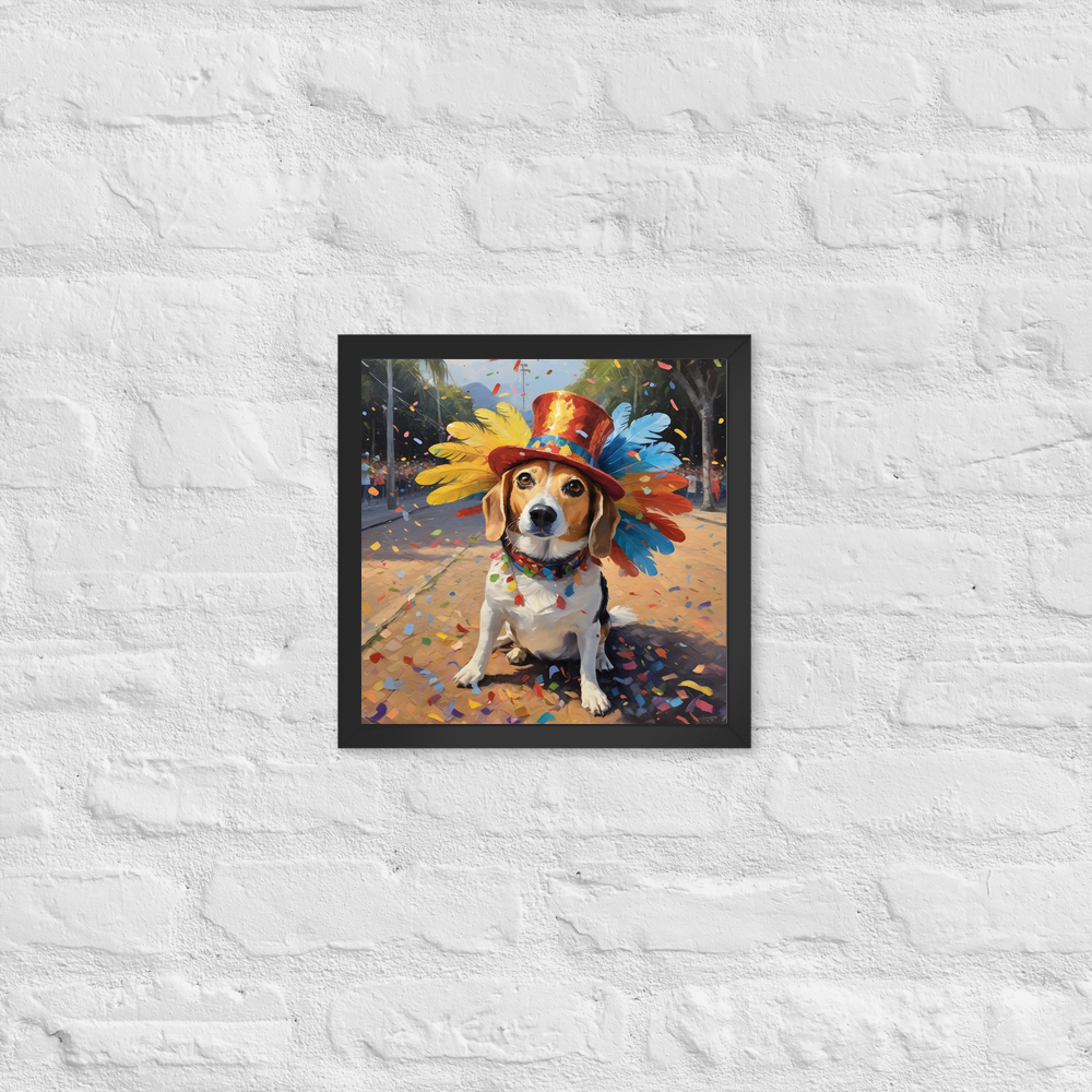 PugMug Custom Munchkin Framed Print