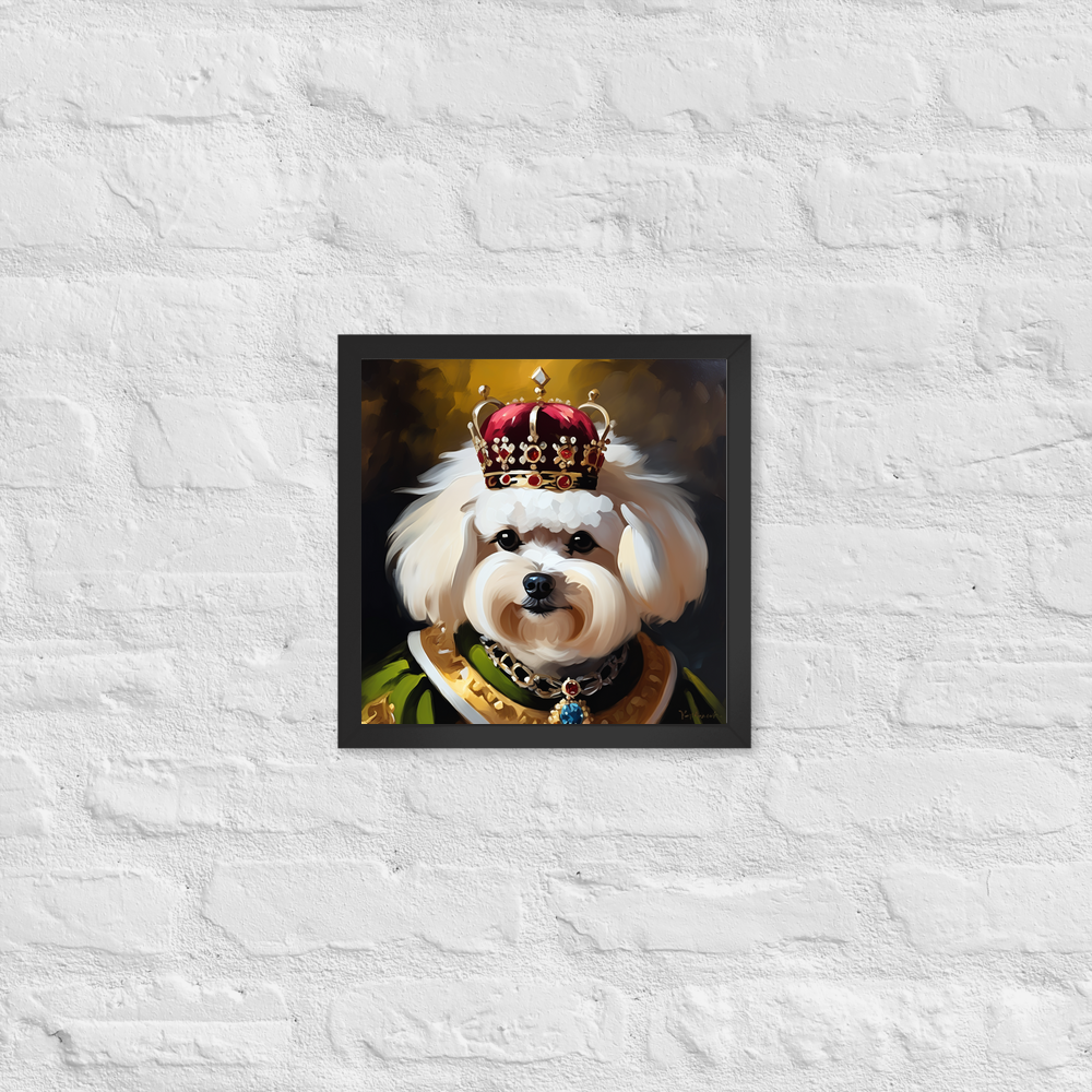 PugMug Custom Bichons Frise Framed Print