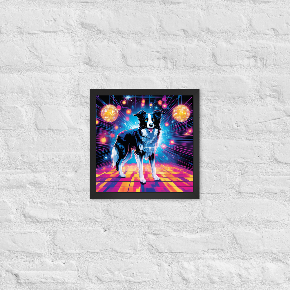 PugMug Custom Border Collie Framed Print