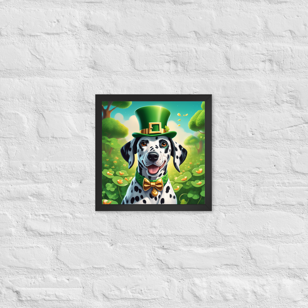 PugMug Custom Dalmatian Framed Print