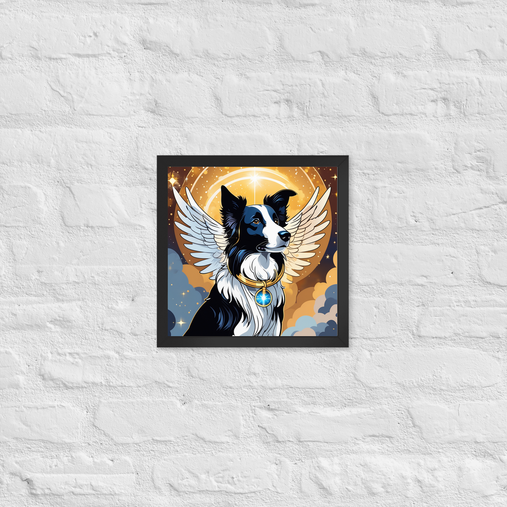 PugMug Custom Border Collie Framed Print