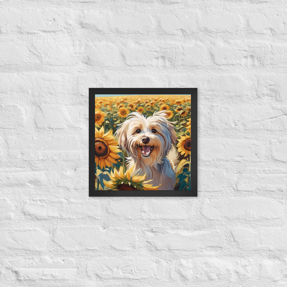 PugMug Custom Tan Havanese Dog Framed Print