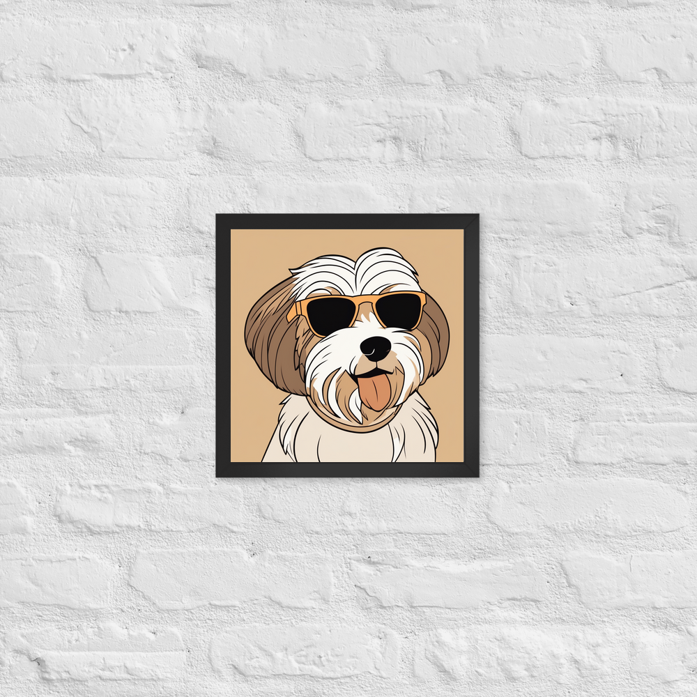 PugMug Custom Tan Havanese Dog Framed Print