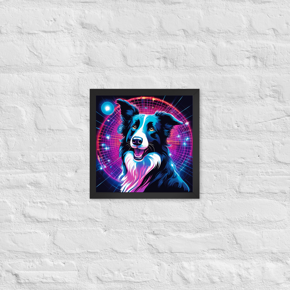 PugMug Custom Border Collie Framed Print