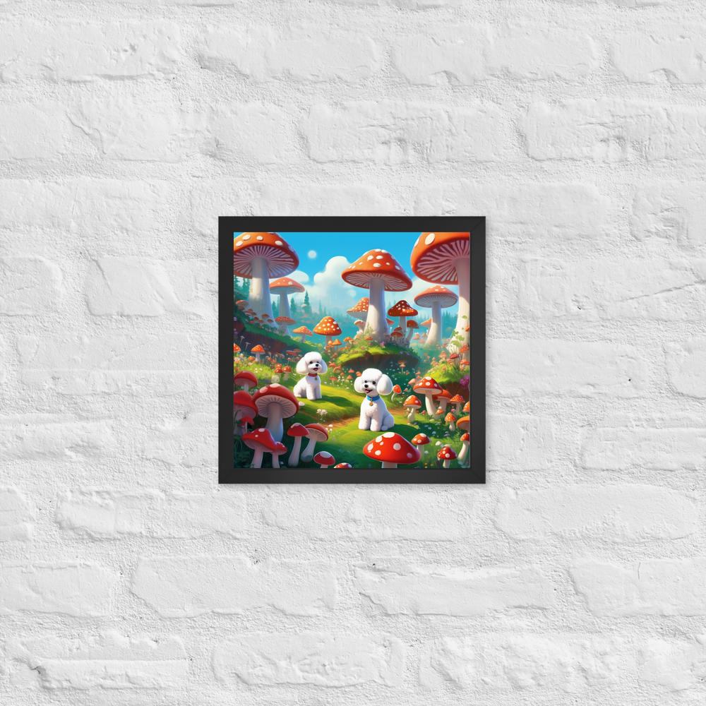 PugMug Custom Bichons Frise Framed Print