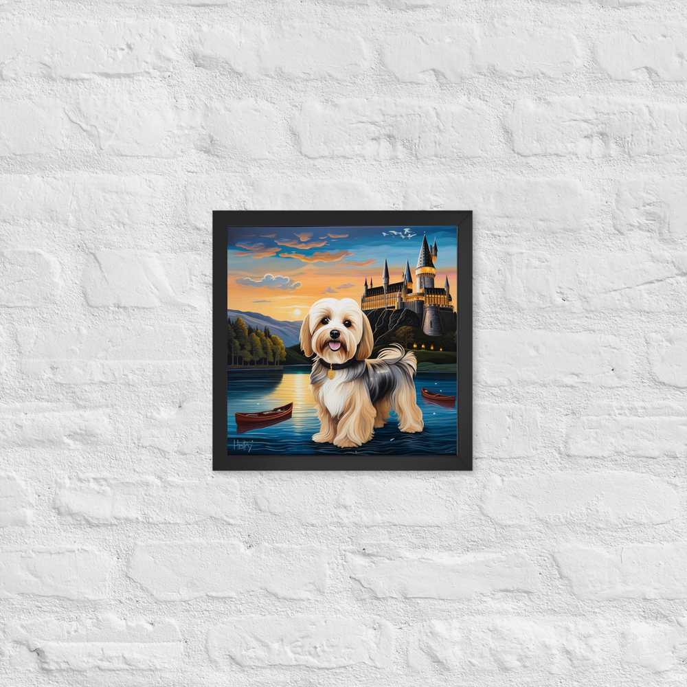 PugMug Custom Tan Havanese Dog Framed Print