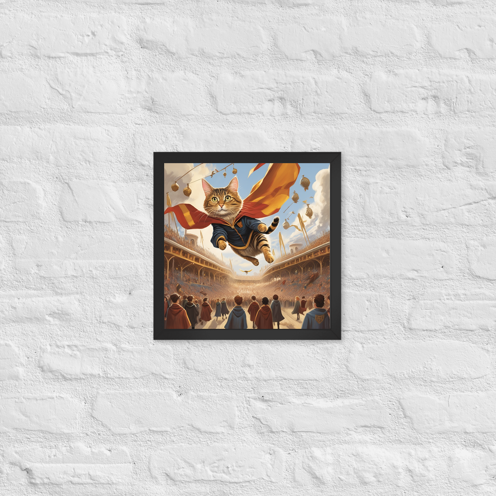 PugMug Custom Tabby Companion Cat Framed Print