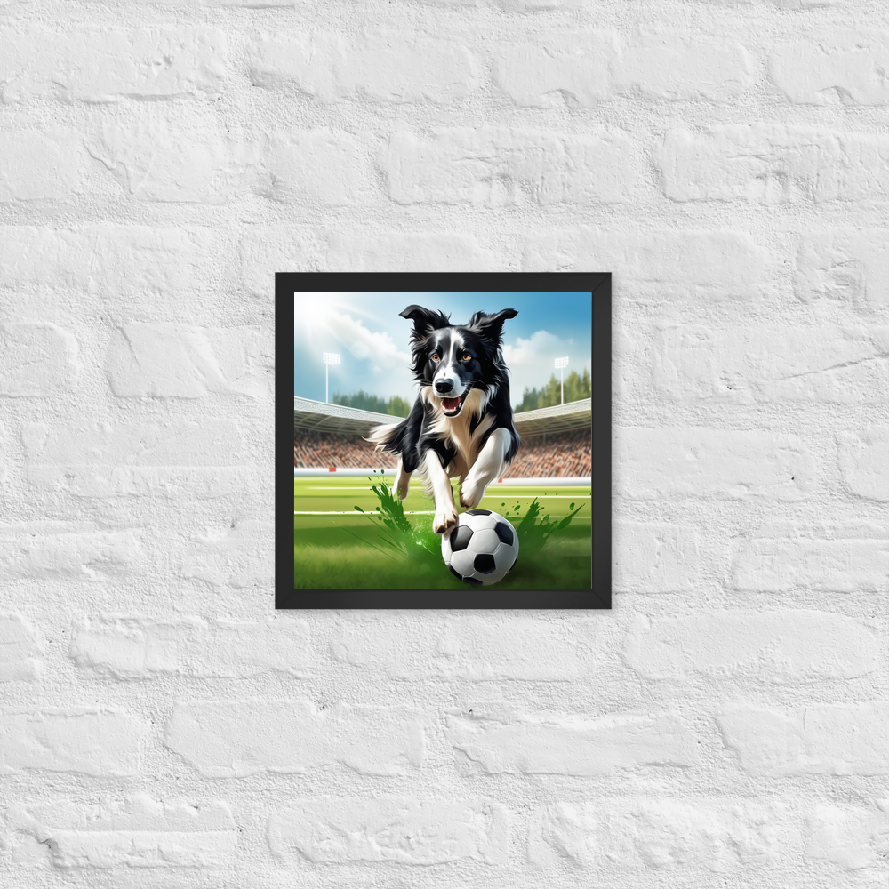 PugMug Custom Border Collie Framed Print