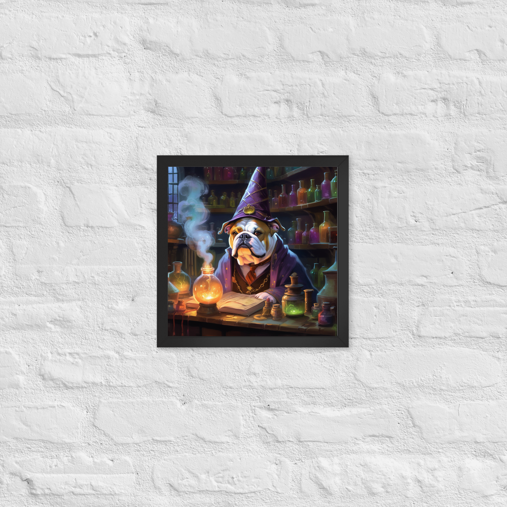 PugMug Custom Bulldog Framed Print