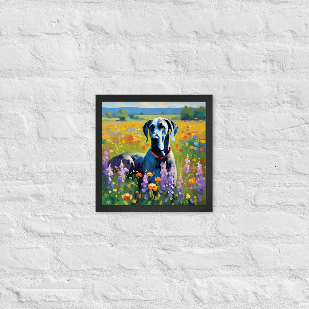 PugMug Custom Great Dane Framed Print